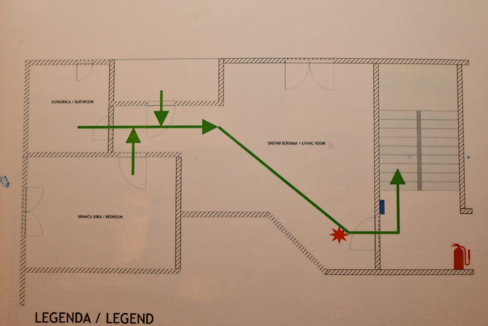 Evacuation plan